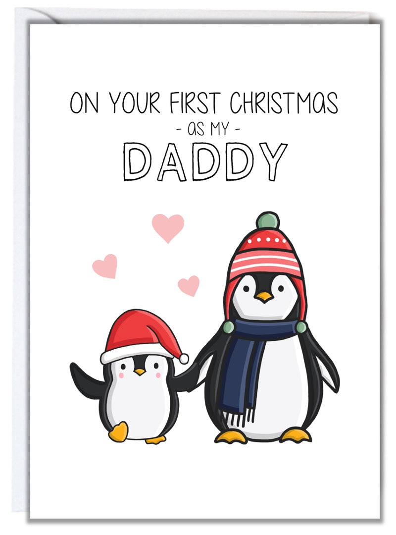 First Christmas as My Daddy Christmas Card