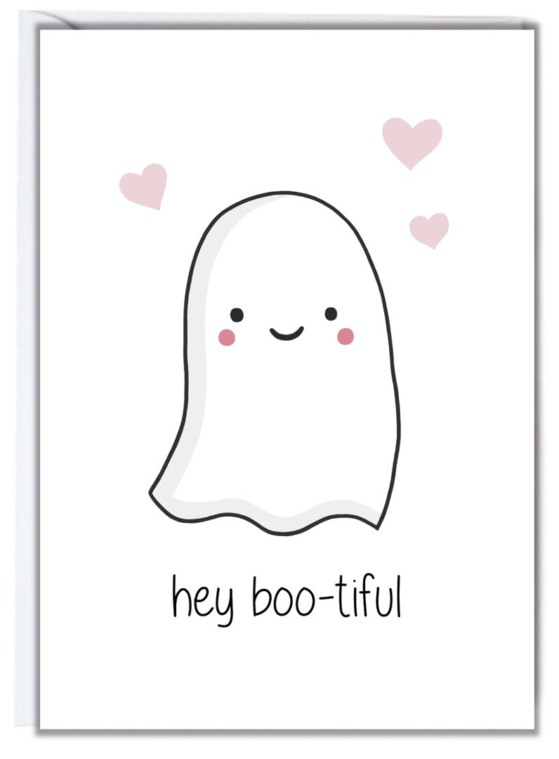Hey Boo-tiful Halloween Card