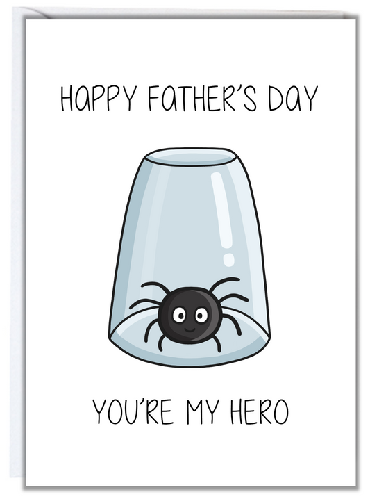 You're My Hero Father's Day Card