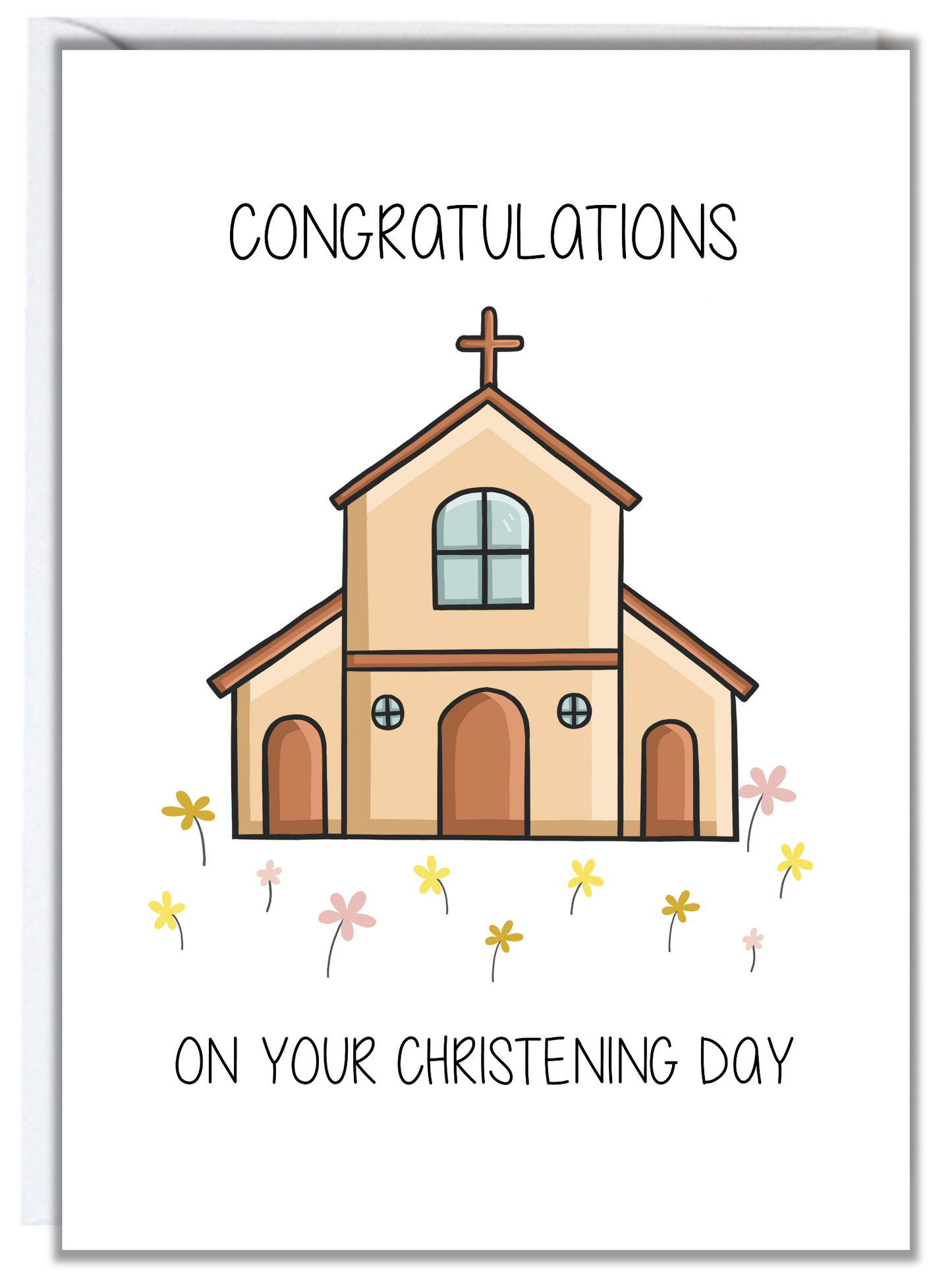 Church Christening Card