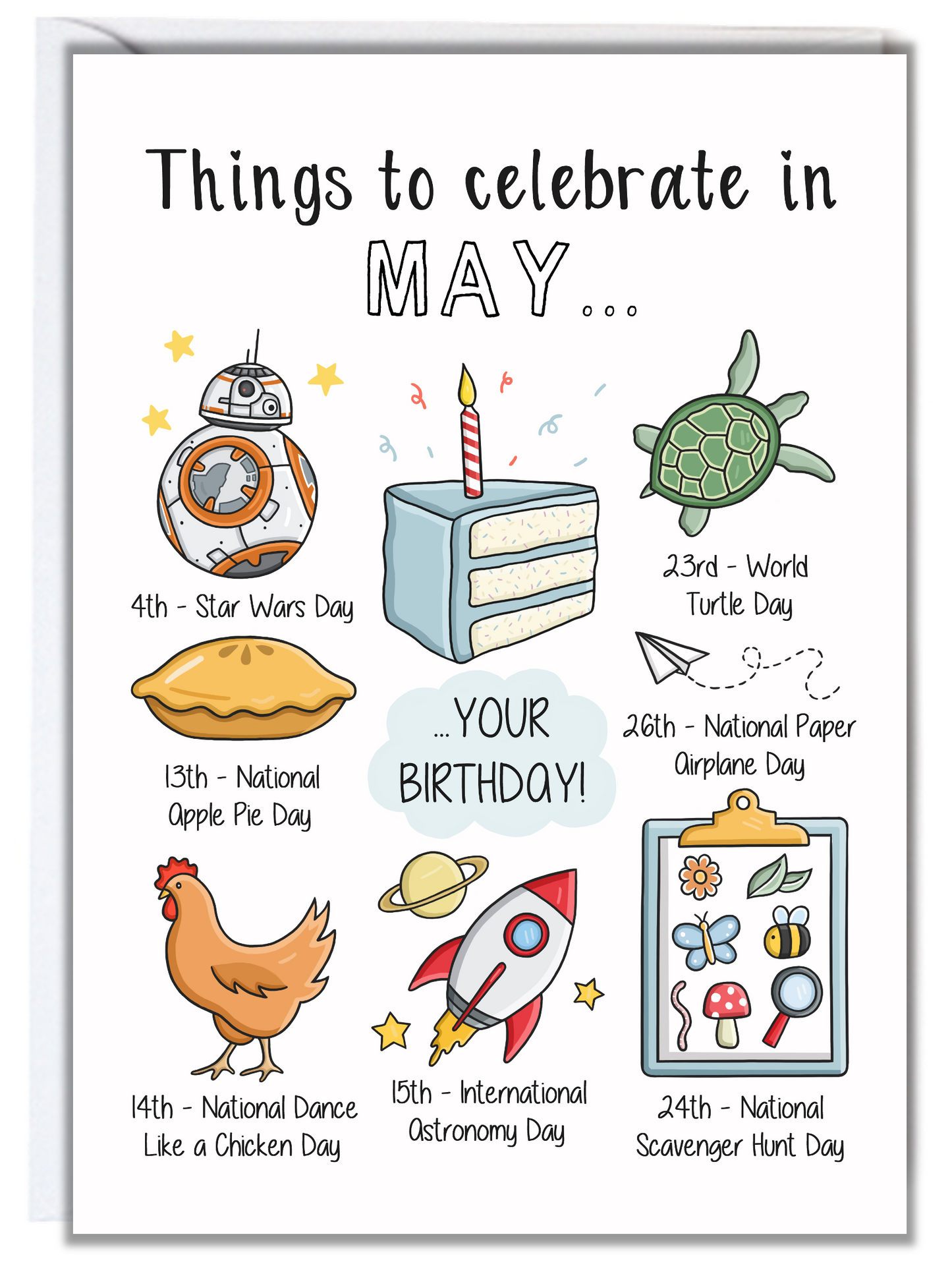 May Birthday Card