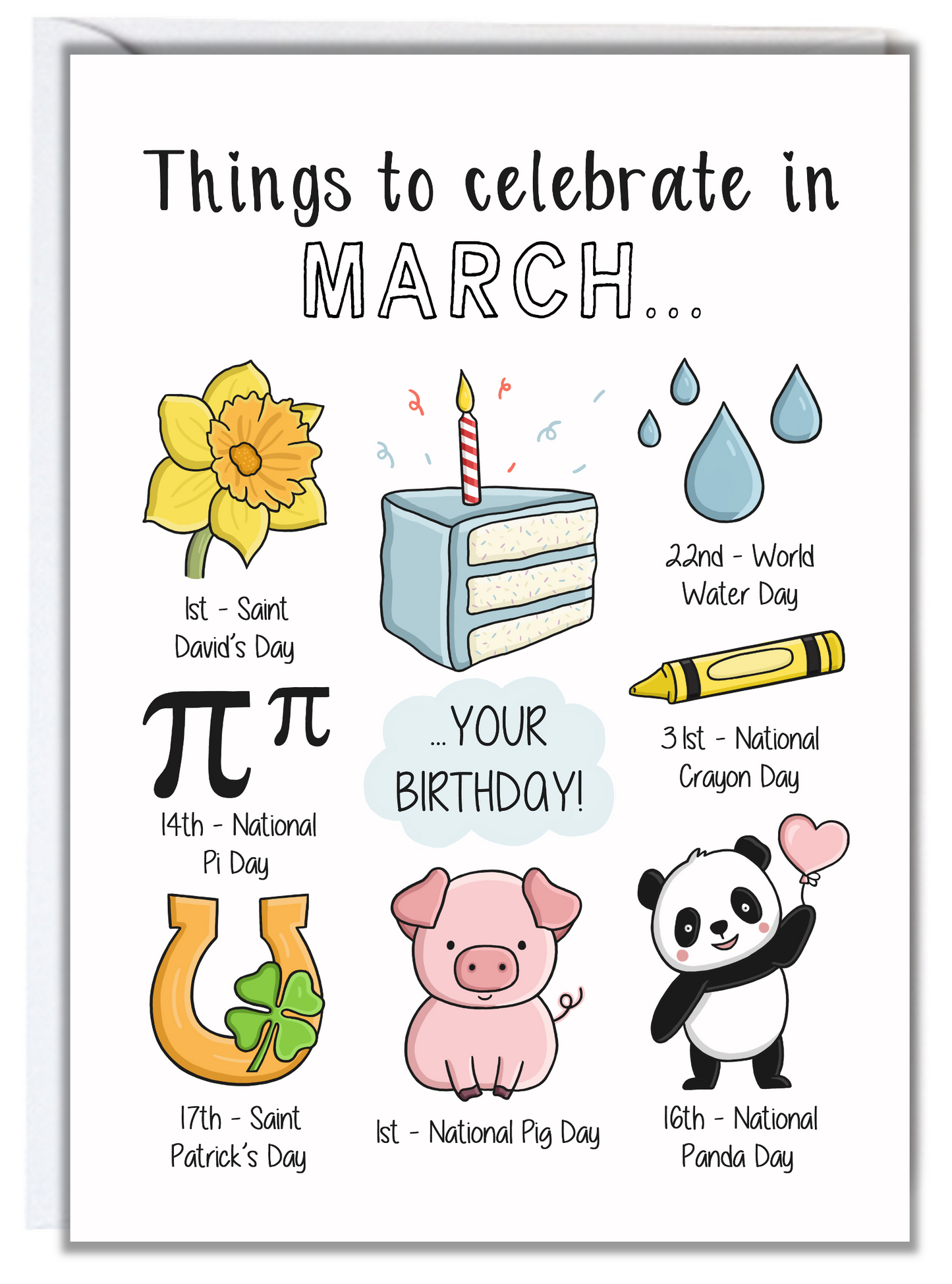 March Birthday Card