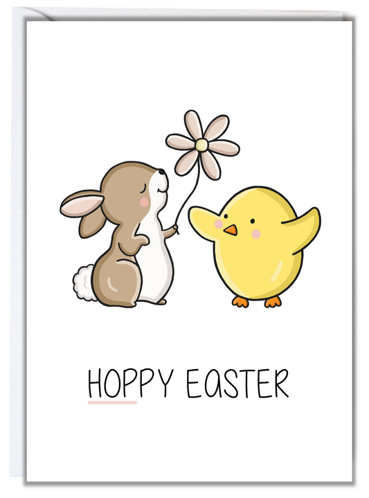 Chick and Bunny Easter Card