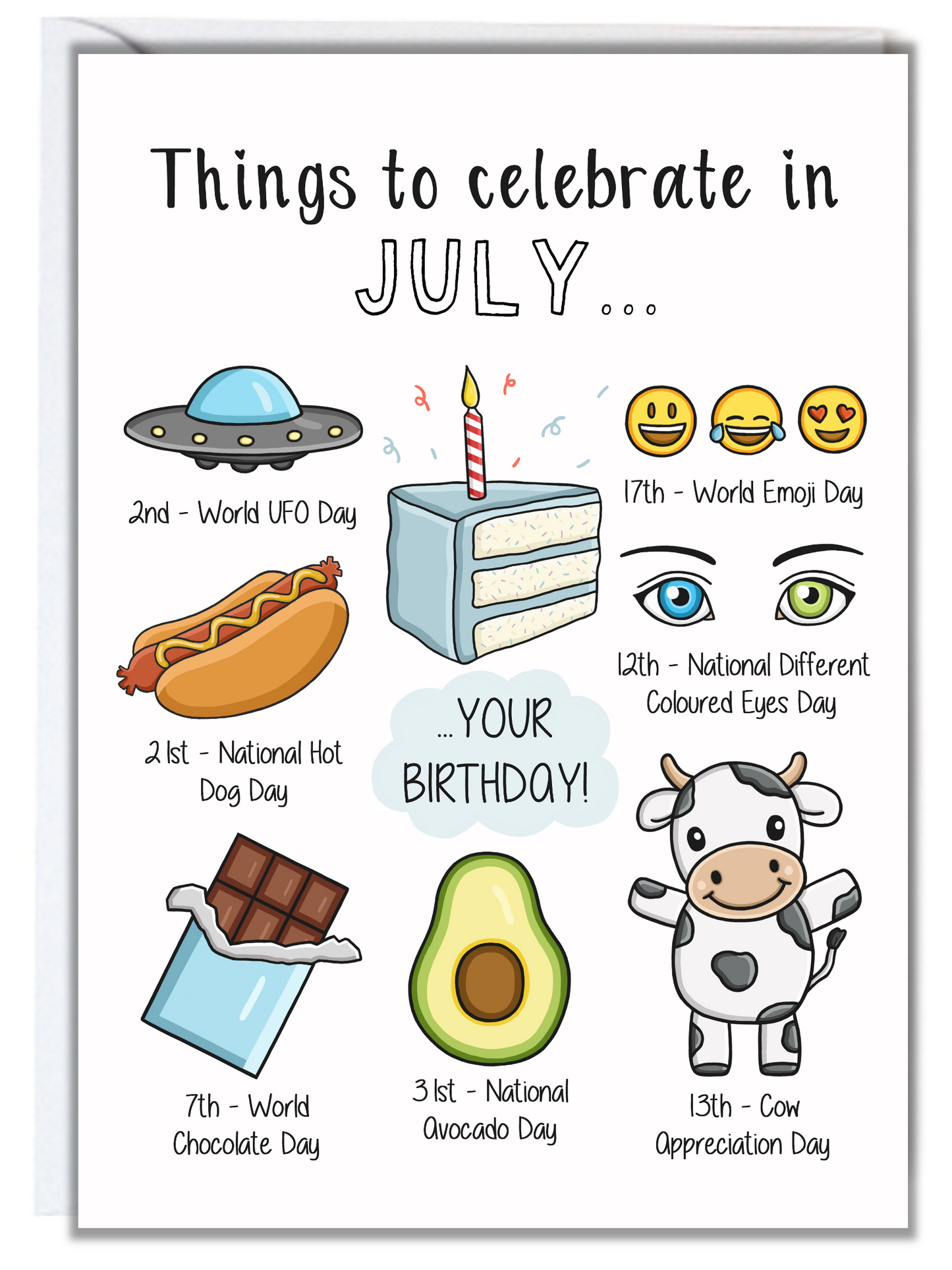 July Birthday Card