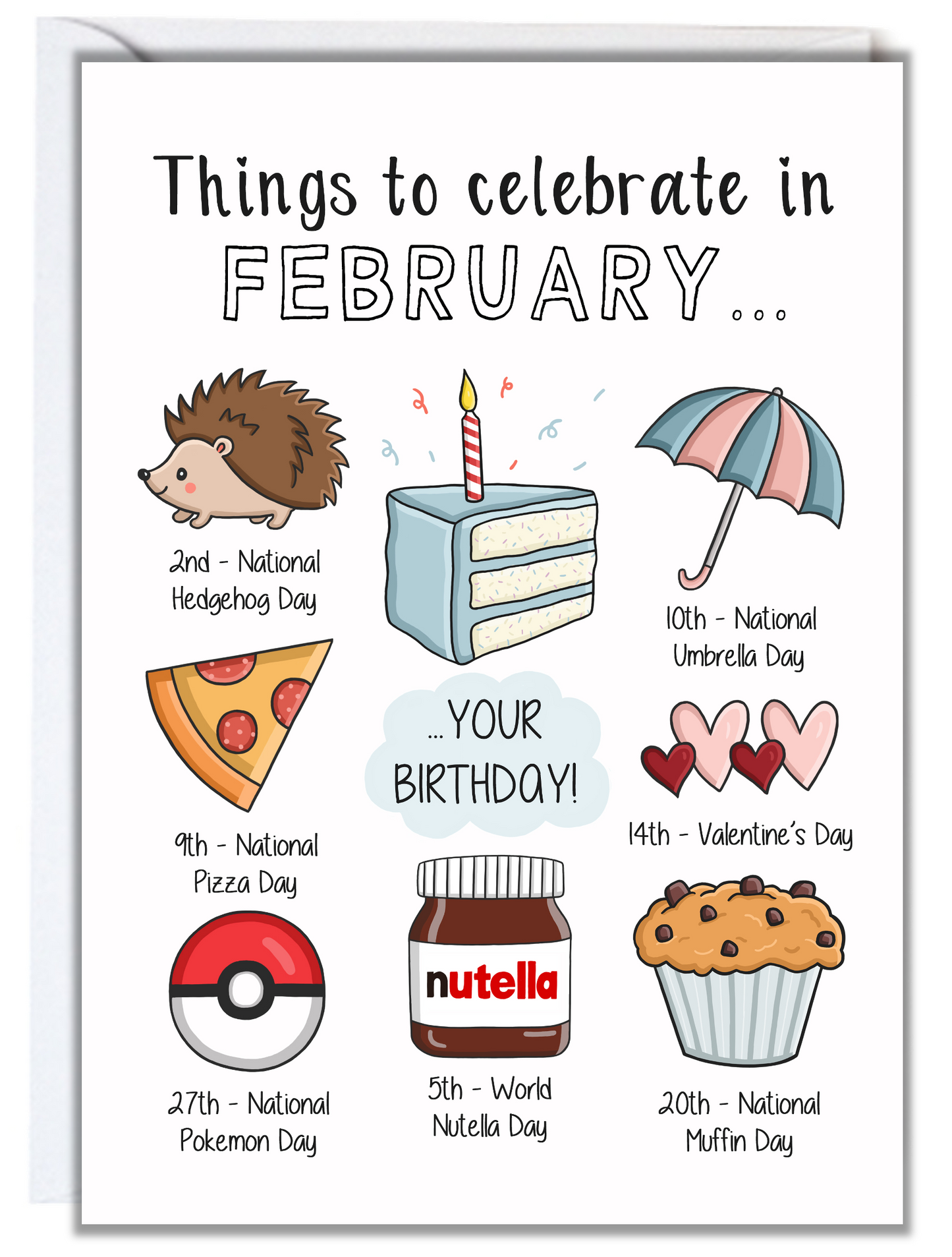 February Birthday Card