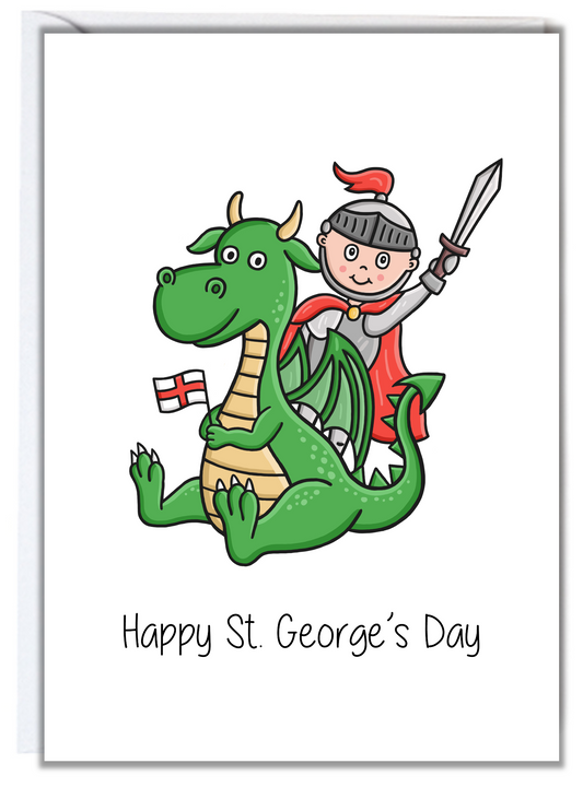Dragon St. George's Day Card