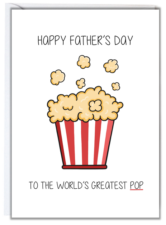 World's Greatest Pop Father's Day Card