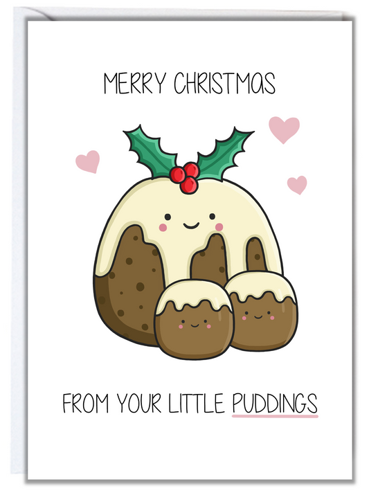 Little Puddings Christmas Card