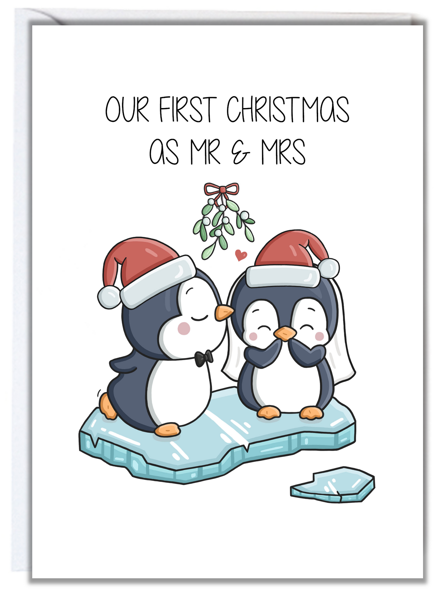 First Christmas as Mr and Mrs Card