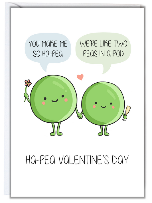 Ha-Pea Valentine's Day Card