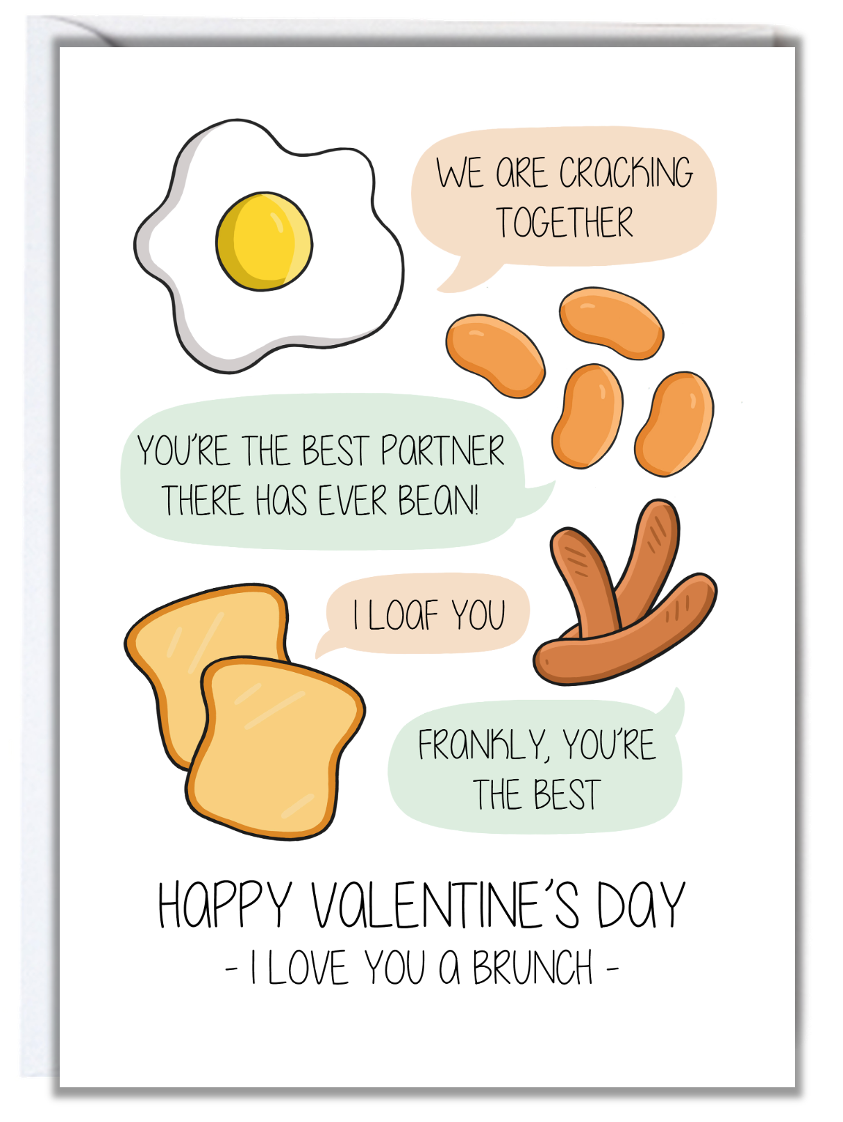 Brunch Valentine's Day Card