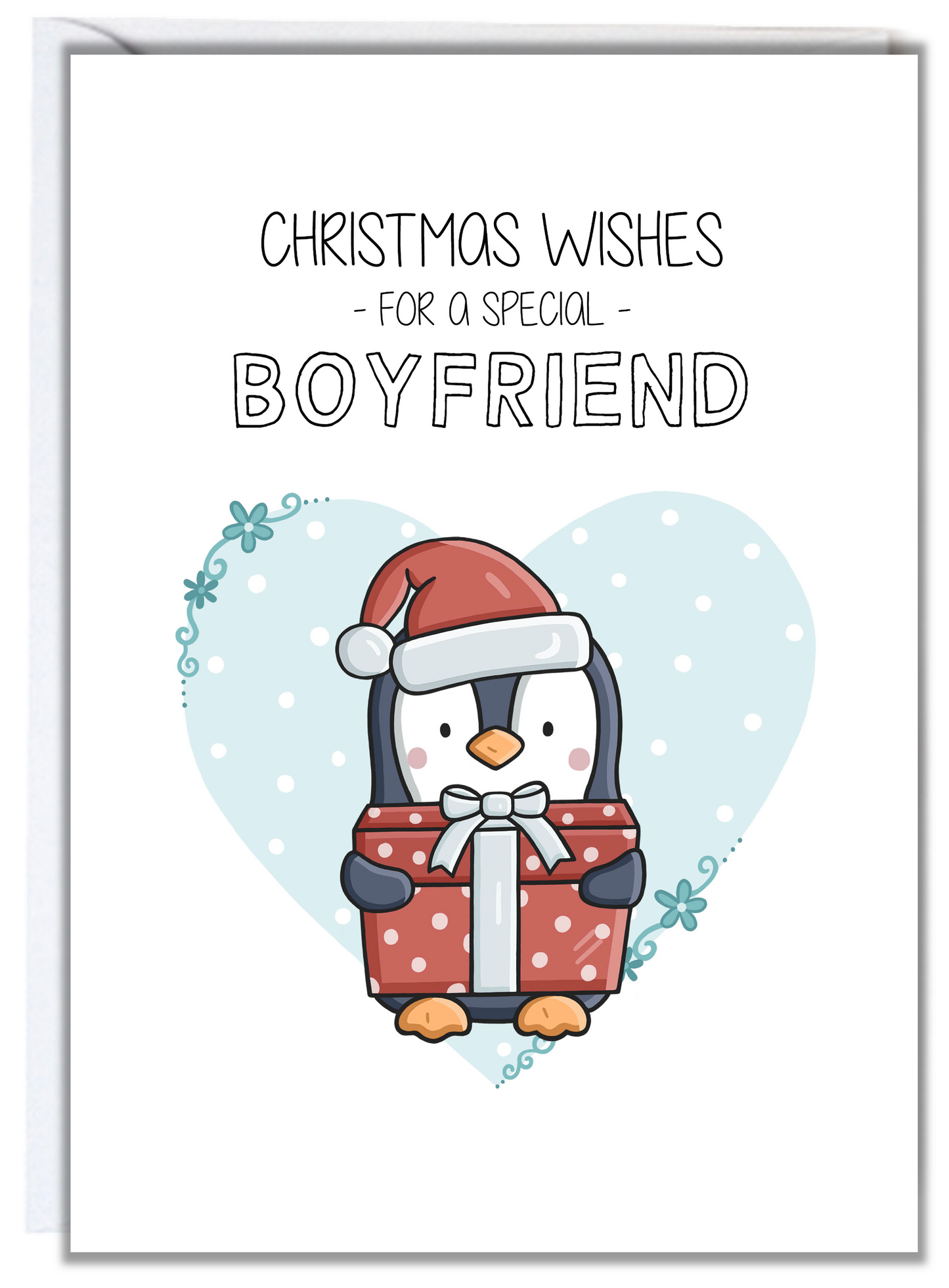 Penguin Boyfriend Christmas Card