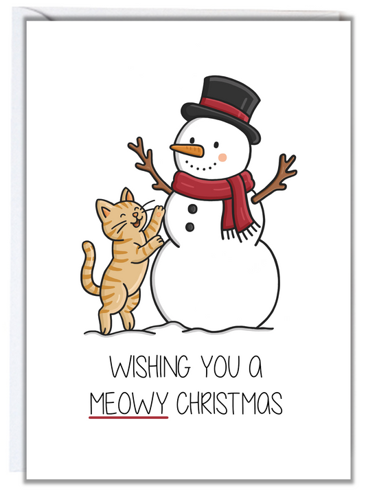 Meowy Christmas Card