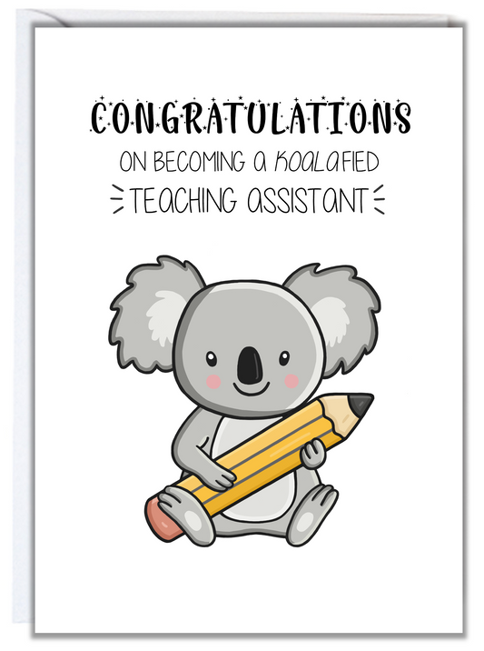 Teaching Assistant Congratulations Card