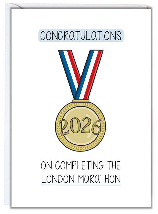 London Marathon 2026 Card